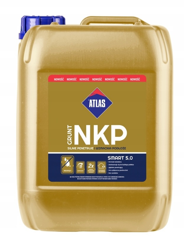 ATLAS GRUNT NKP 5kg ŻELOWY NIE KAPIE NIE CHLAPIE